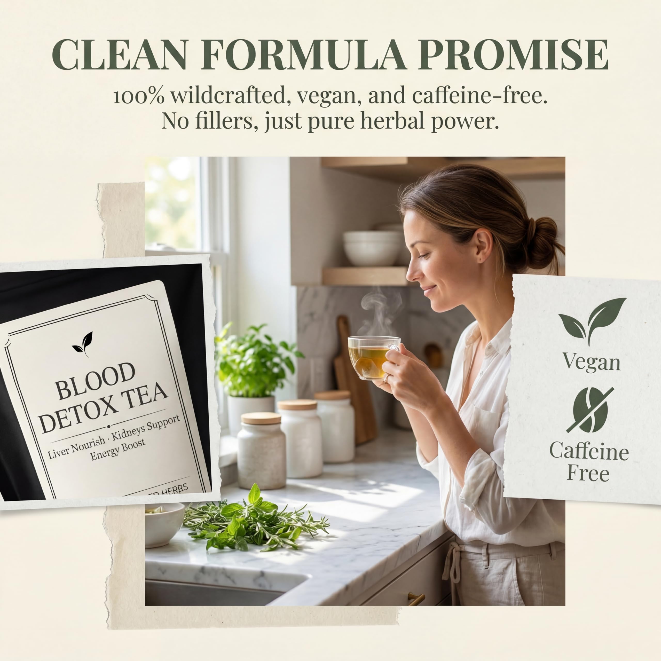 VivaMelhor burdock-root tea leaves highlight earthy aroma and smooth flavor.