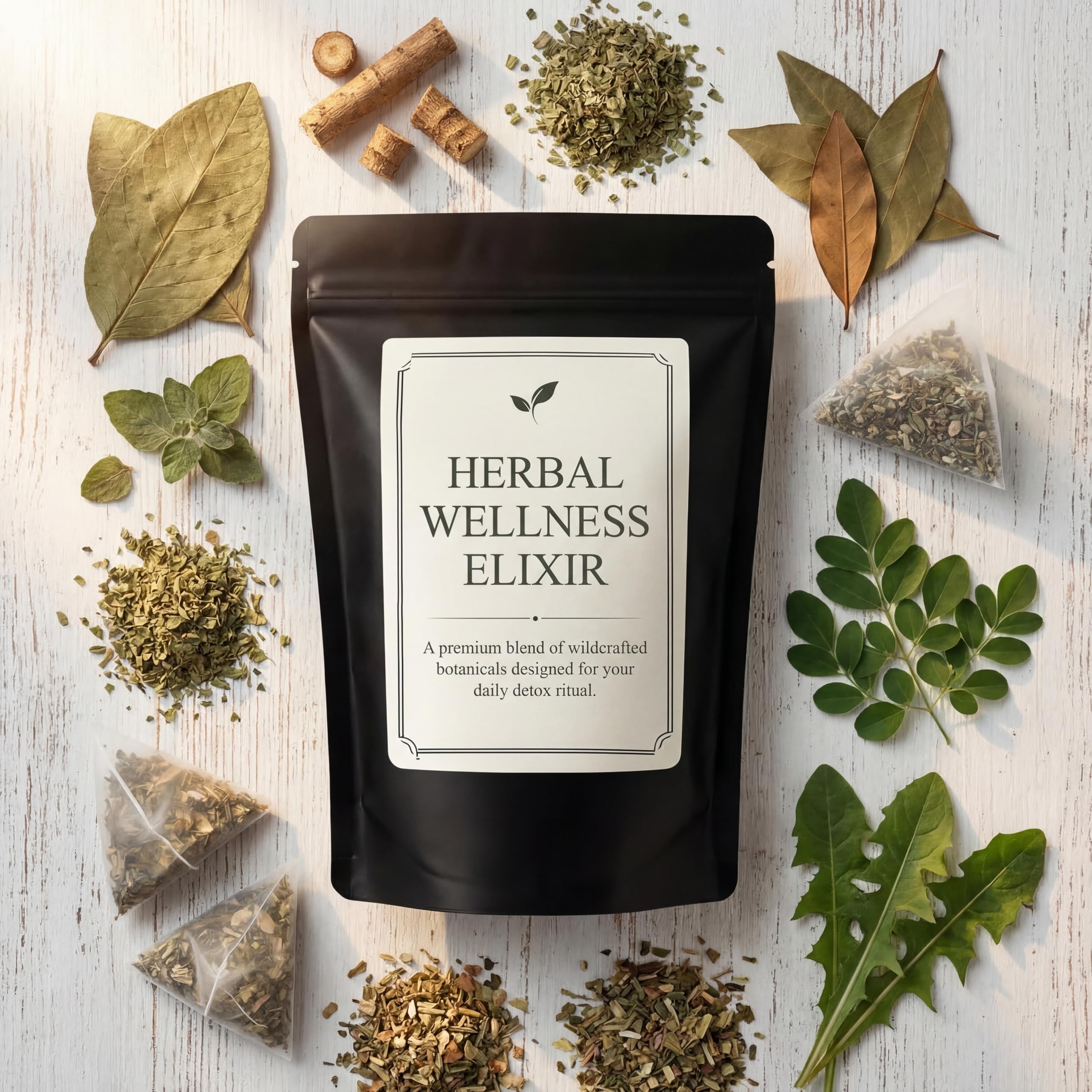 VivaMelhor moringa leaves bring vibrant color and fresh taste.