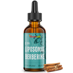 Vivaravida Berberine HCl Drops bottle shows liposomal formula for daily use