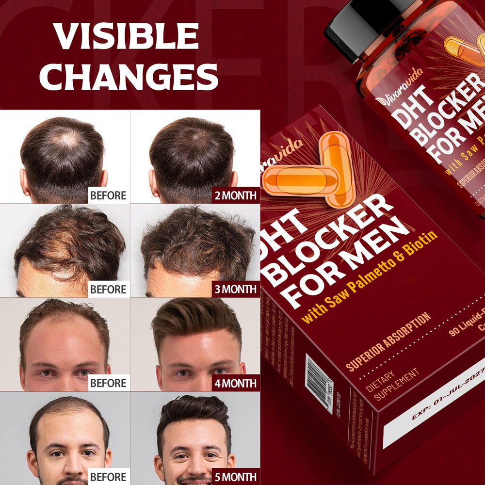 Vivaravida DHT Blocker daily routine imagery promotes consistent use