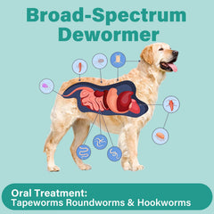 VivaElixir De-Wormer chicken-flavor tablet makes administration easier.