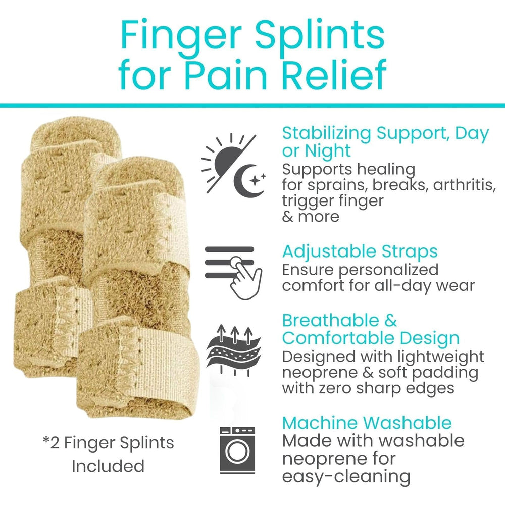 Close-up of Vive Finger Splint padding for smooth edges and comfort