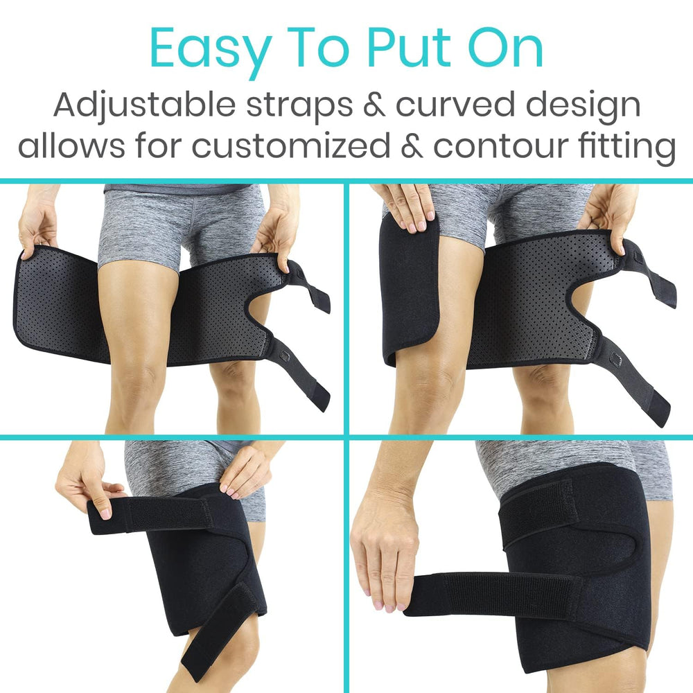 Vive breathable neoprene keeps skin cool and comfortable during use.