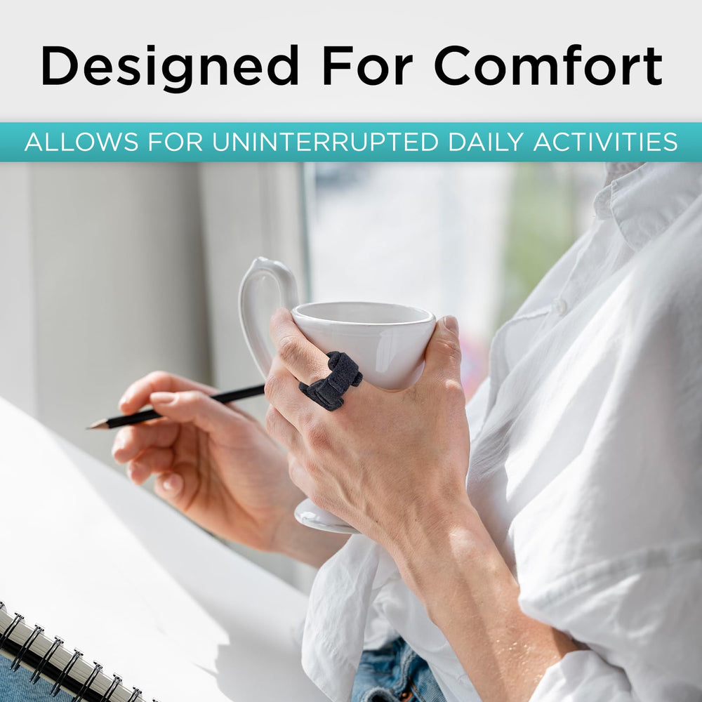 Lightweight design rests comfortably without sliding or bunching.