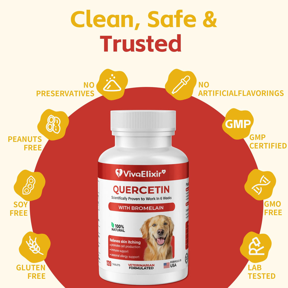Box with veterinary seal and VivaElixir logo reinforcing trusted formulation.