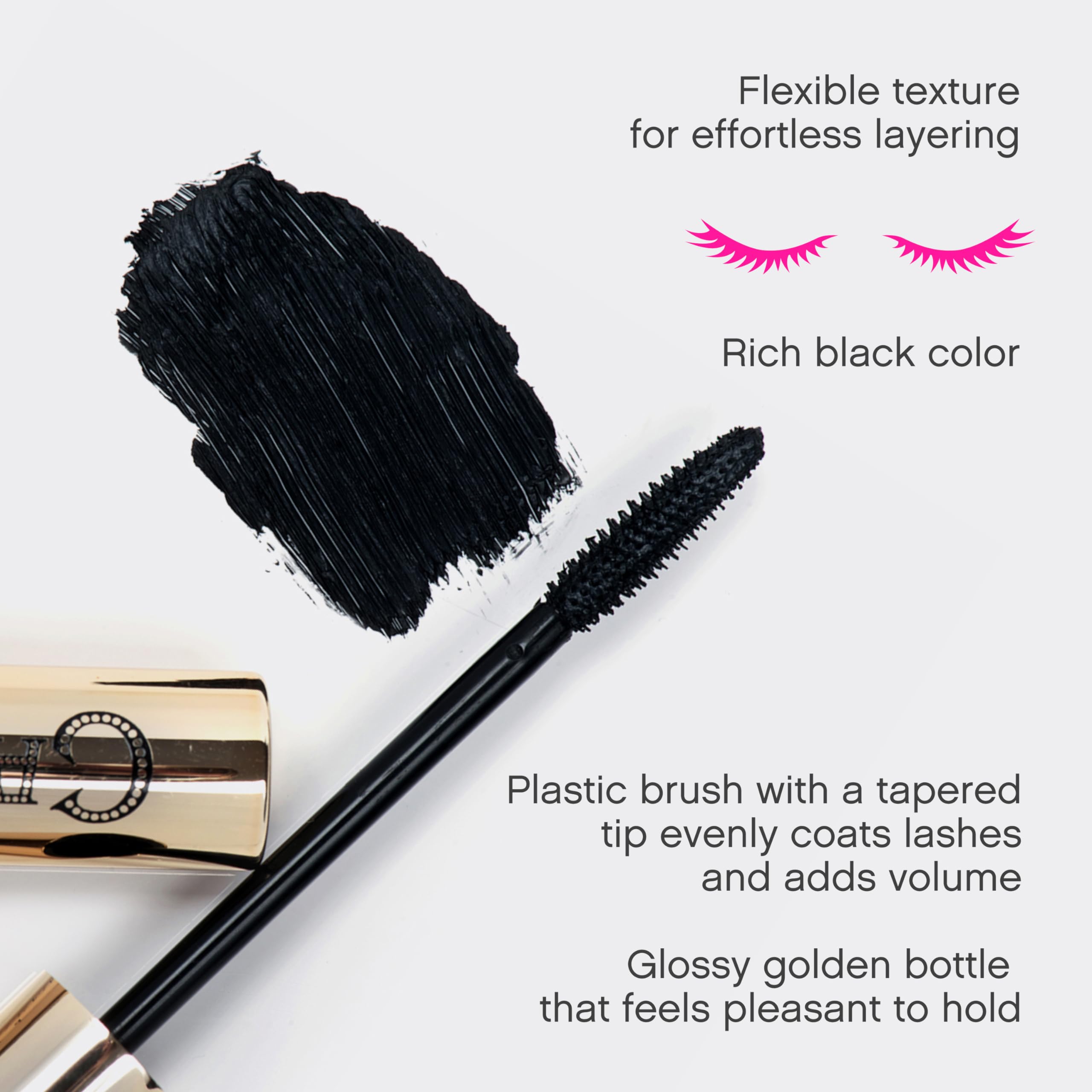 Vivienne Sabó Cabaret Premiere lashes close-up showing defined volume