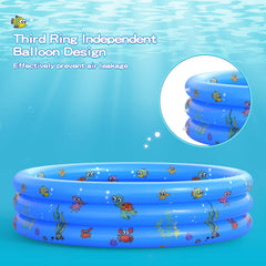 VIVI MAO Garden Round Pool drain valve enables quick, space-saving drainage.