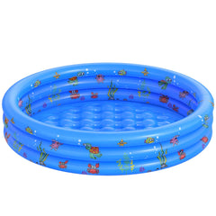 VIVI MAO Garden Round Pool outer view shows sturdy material for lasting family fun.