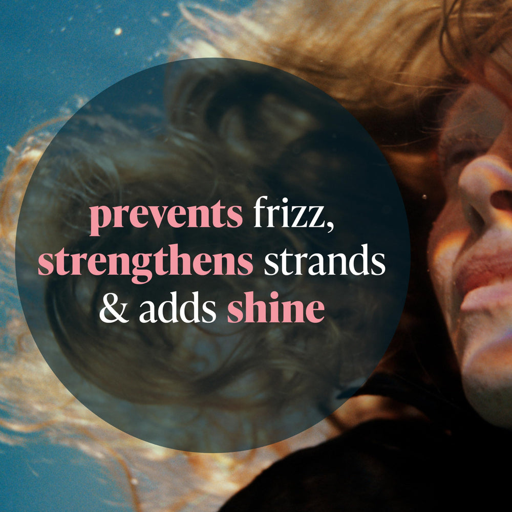 Viviscal serum application on hair suggests lightweight, non-greasy coverage