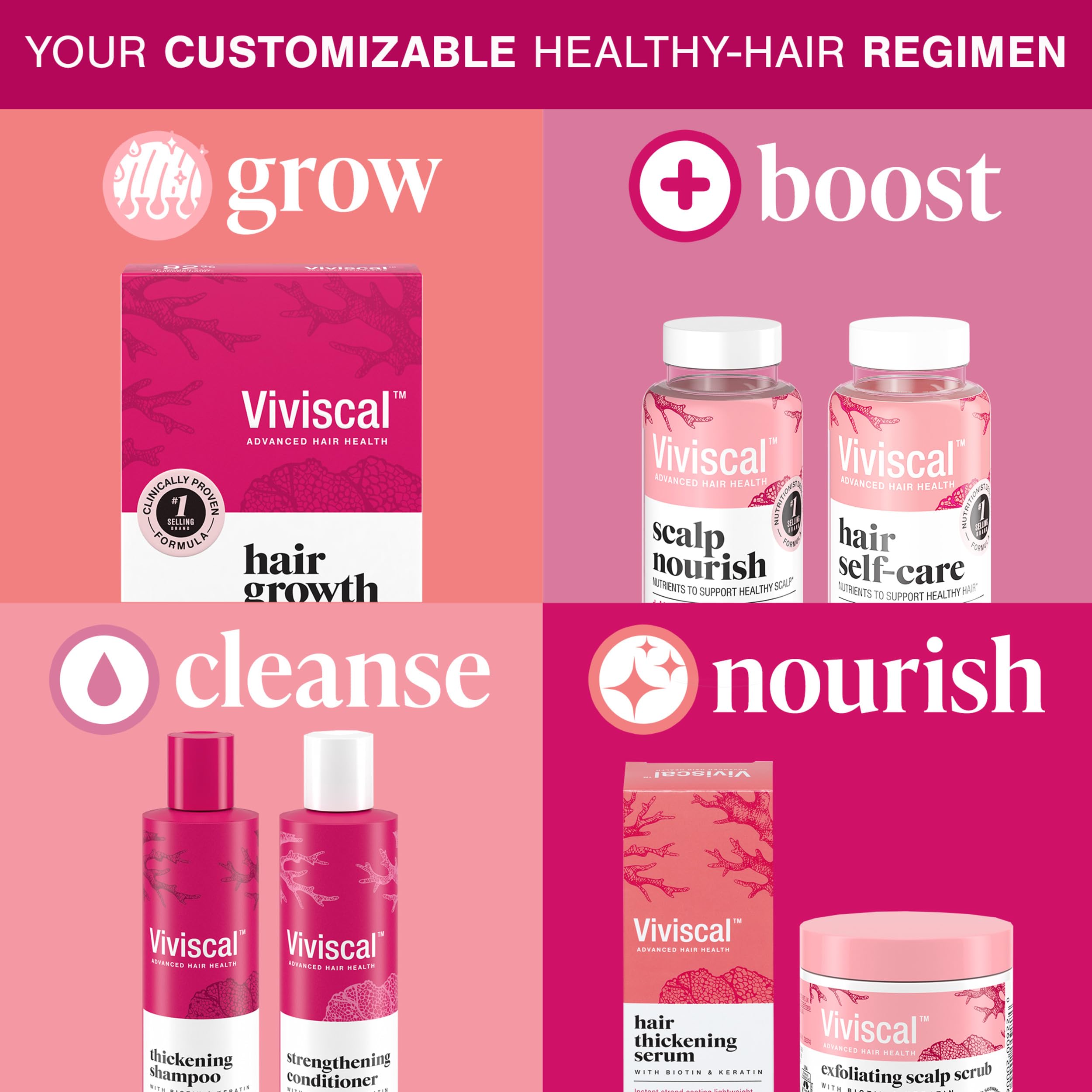 Viviscal in-use image shows ready-to-apply serum during routine styling