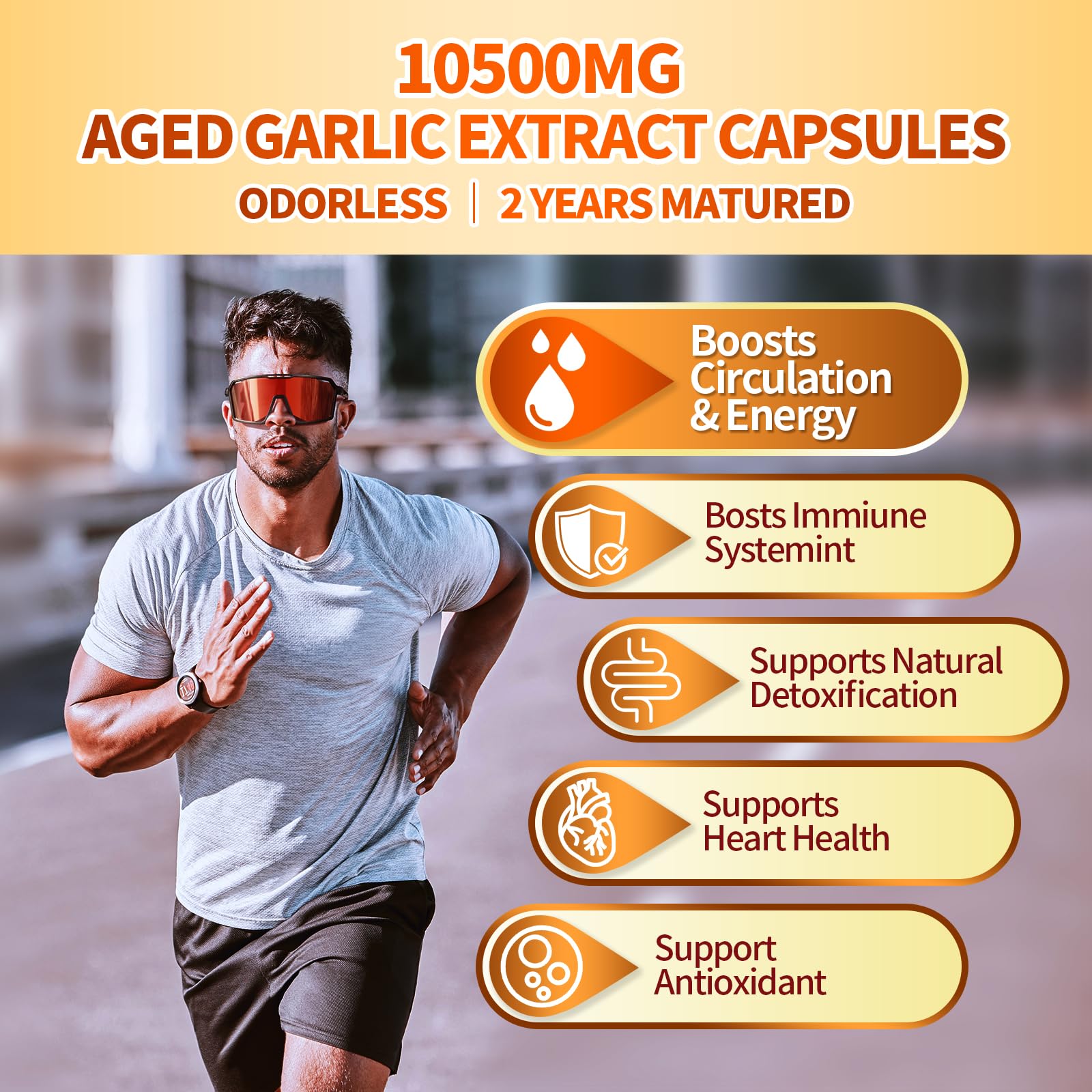VivoNu bottle label emphasizes immune support and heart wellness potential