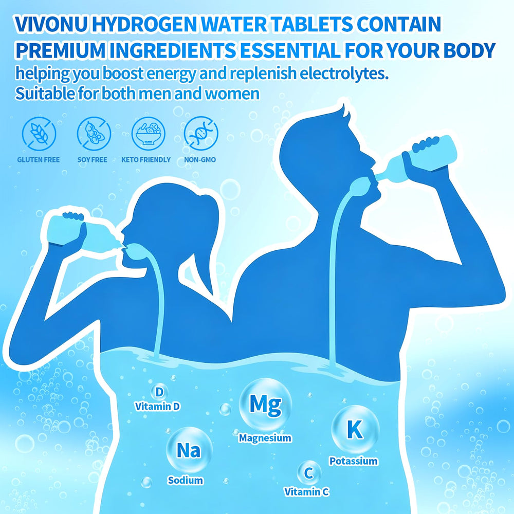 Raspberry flavor VivoNu tablet dissolving for sugar-free hydration