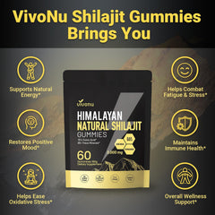 Close-up of VivoNu gummies with Ashwagandha and Gokshura.