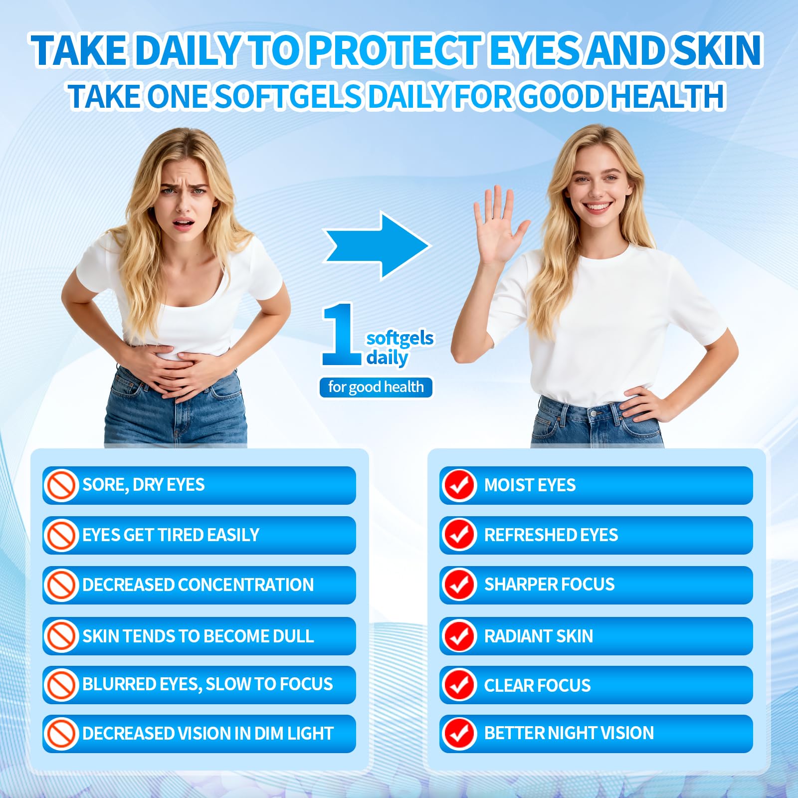 VivoNu softgel close-up showcases easy-to-swallow capsule design
