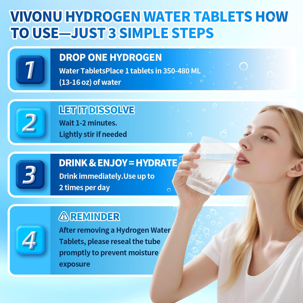 Compact VivoNu packaging ideal for travel and on-the-go hydration