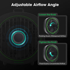 VIVOSUN AeroWave D4 detachable hook enables secure tent pole attachment.