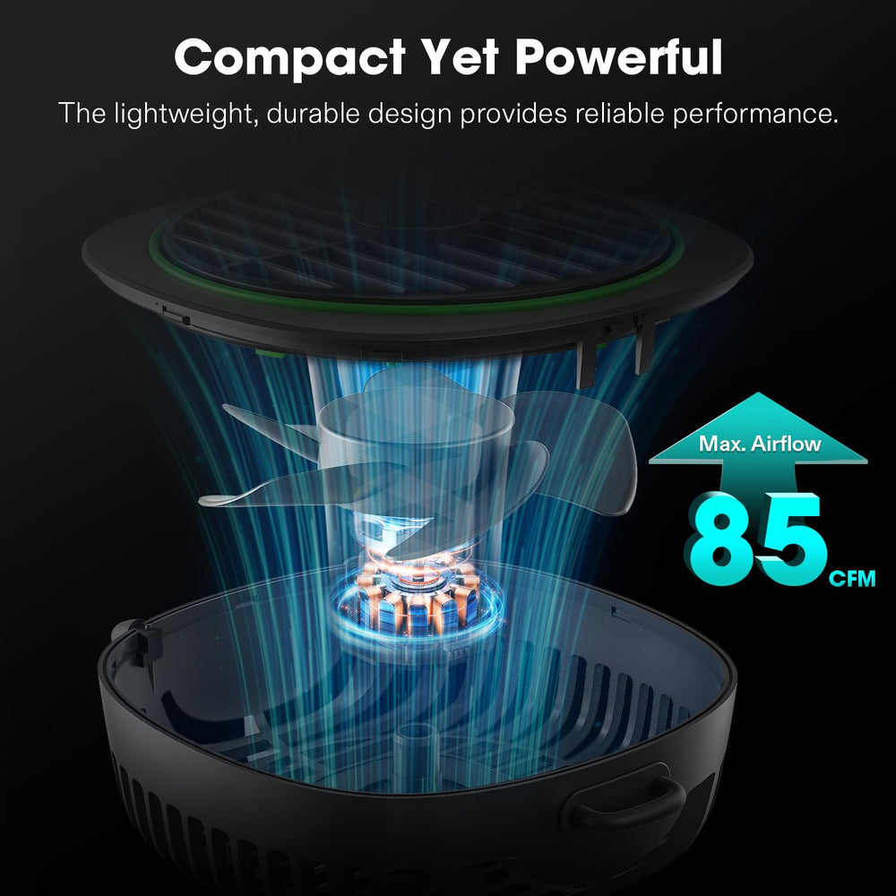 VIVOSUN AeroWave D4 with memory retains last speed after power interruption.