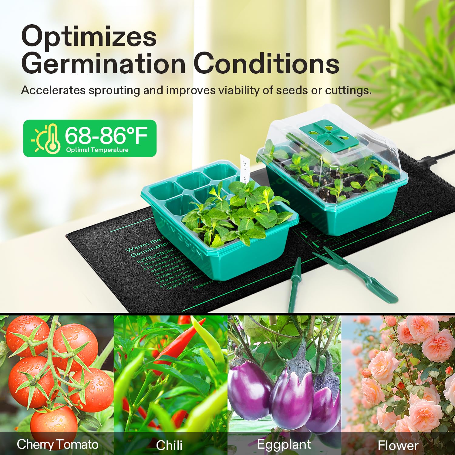 VIVOSUN IP67 waterproof surface detail allows easy cleaning in indoor spaces.
