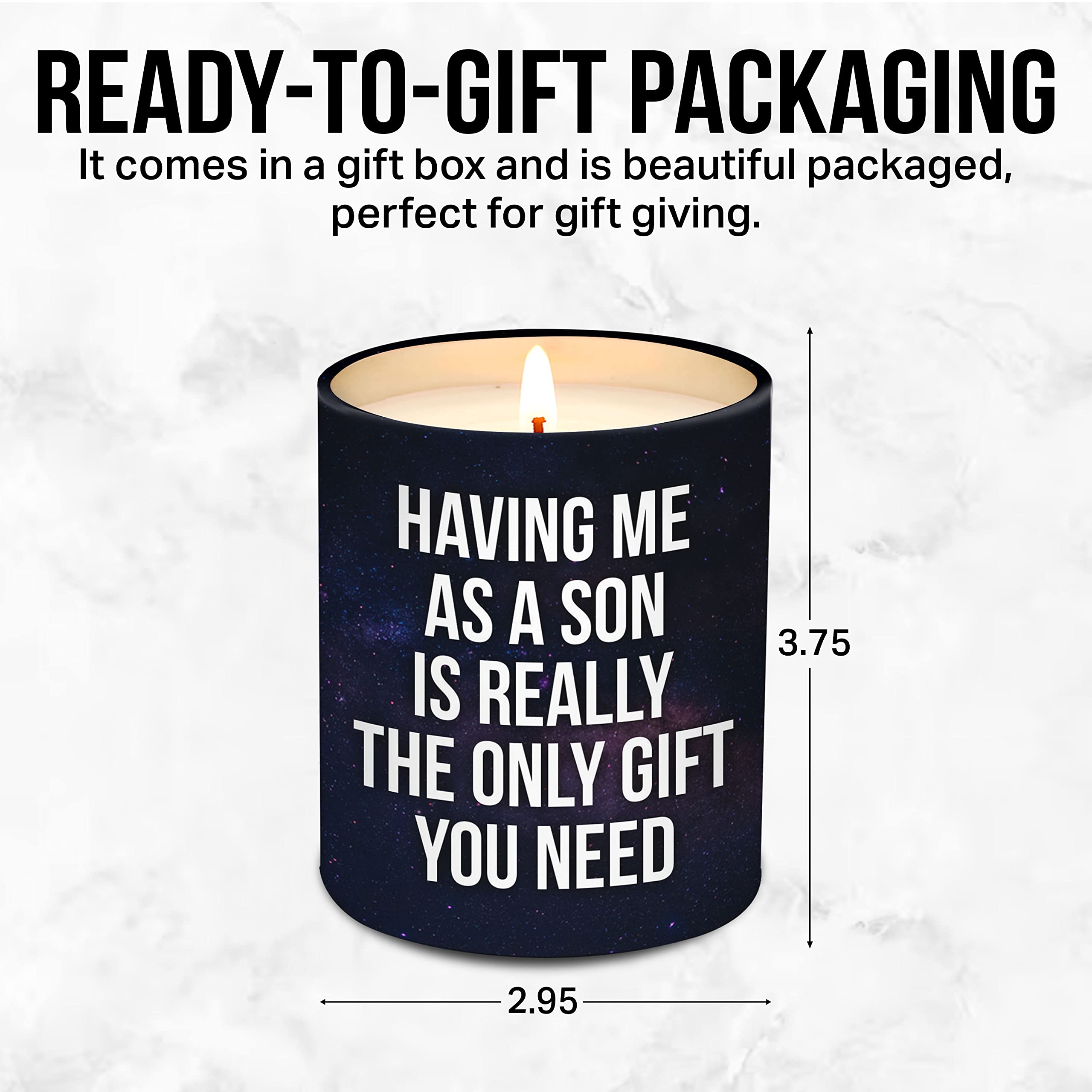 VIWIX eco-friendly soy wax candle supports clean burning experiences.