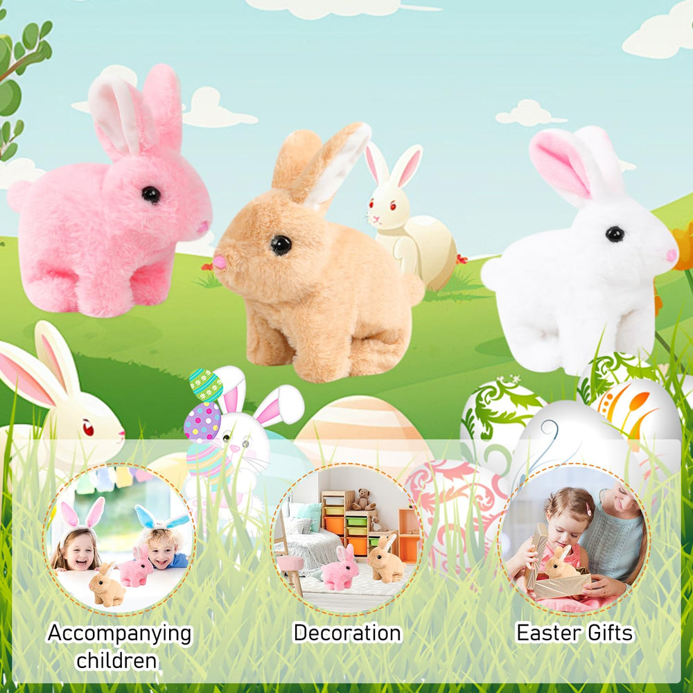 Vizela Bunby walking motion introduces cause-and-effect during play.