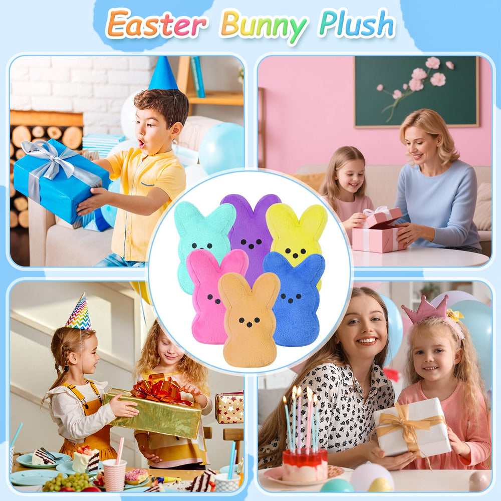 vizethru bunny plush Easter decor adds cozy room charm.