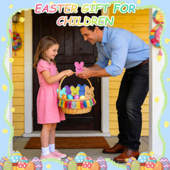 Vizethru bunny plush 6in with soft fabric for cuddly play.