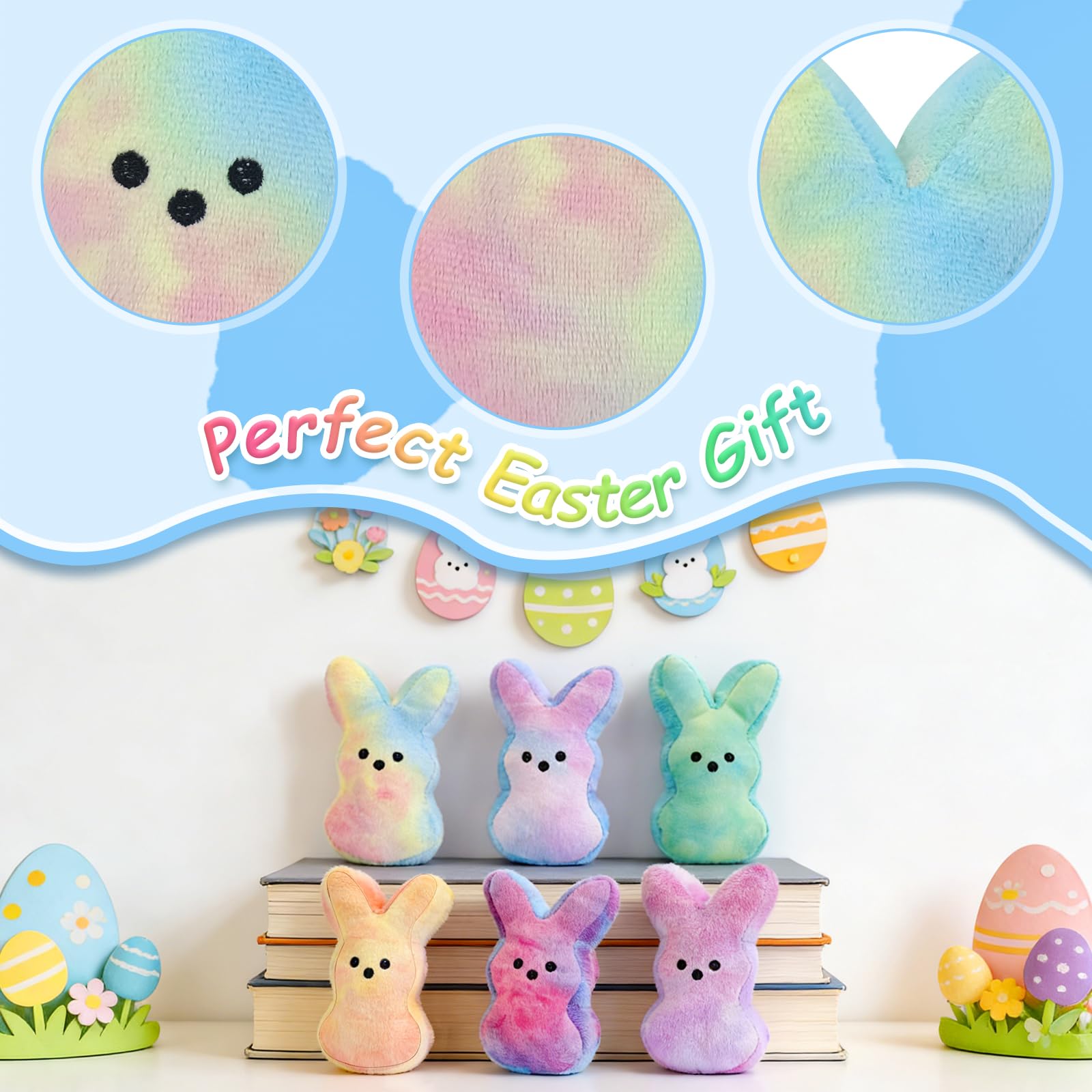 Vizethru compact bunny gift toy fits small Easter baskets.