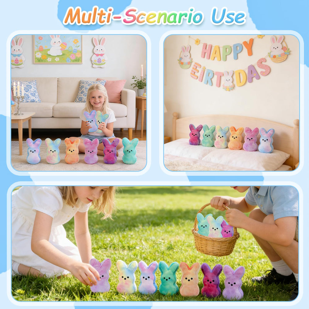 Vizethru fluffy Easter bunny decoration suitable for shelves or baskets.