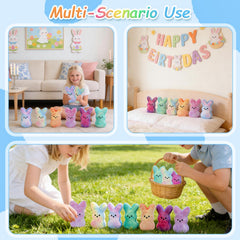 Vizethru fluffy Easter bunny decoration suitable for shelves or baskets.