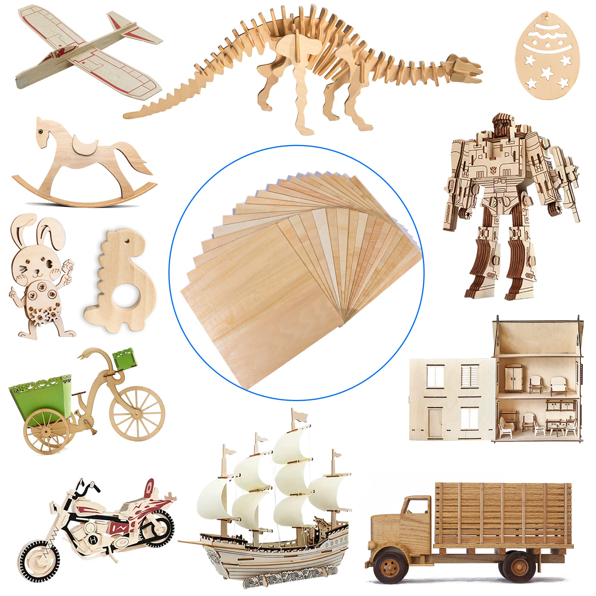 VKIZA basswood sheets laser-ready surface supports engraving