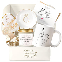 VKTASIMK engagement mug and jewelry dish for romantic, organized mornings.