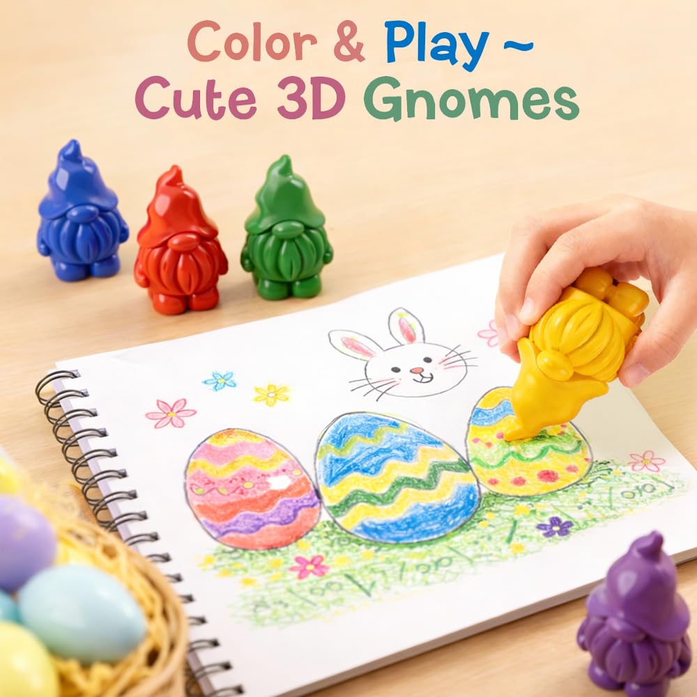 VKTEN party favors feature charming gnomes, turning coloring into a delightful party activity.