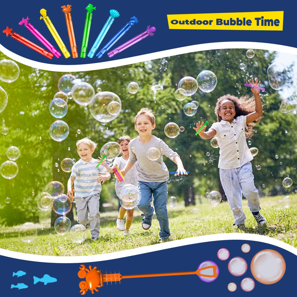 VKTEN sea mini bubble wand shell design, ideal beach or bath time fun.