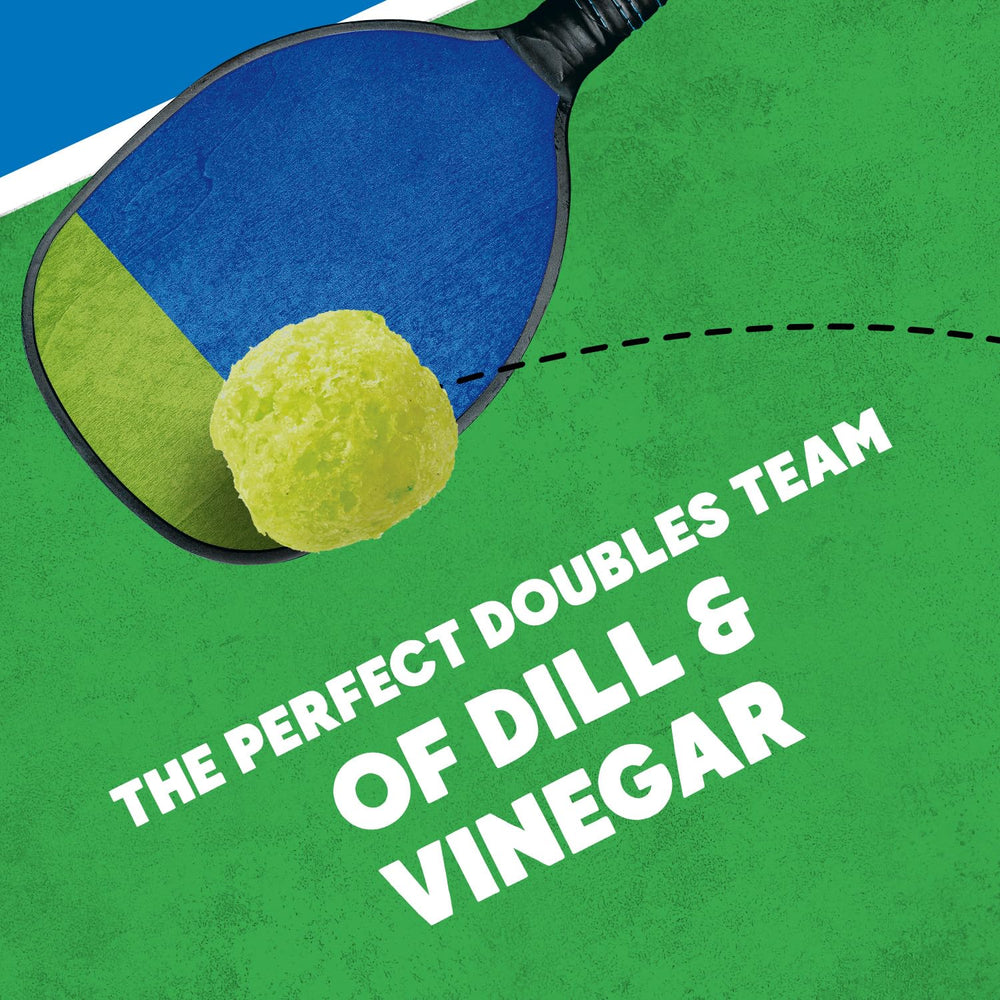 Vlasic Pickle Balls 12-pack display showcased for easy sharing.