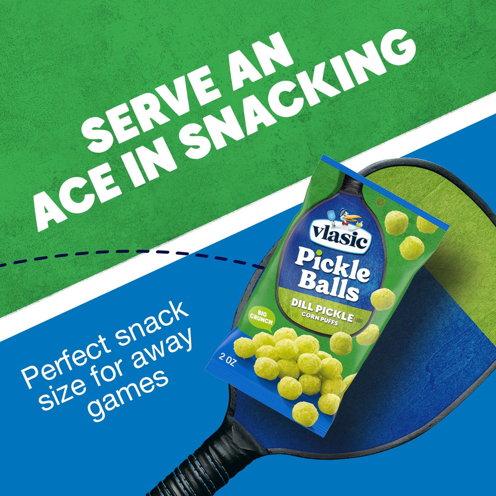 Vlasic Pickle Balls travel-friendly snack for busy days.