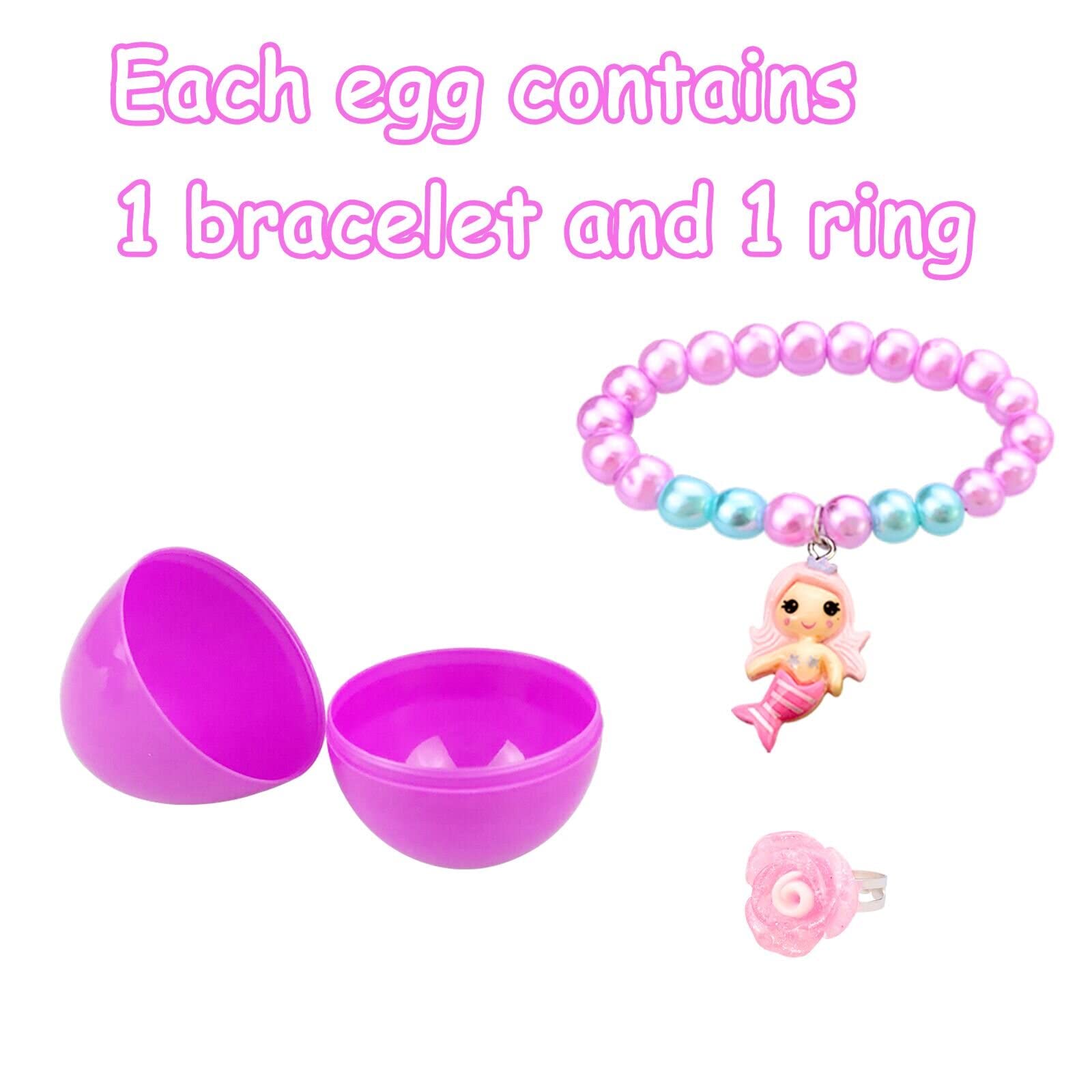 VLUSSO pre-filled eggs—durable plastic for safe, reusable Easter egg hunts.