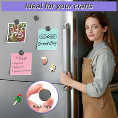 VNDUEEY beveled-edge magnets prevent scratches during handling and display.