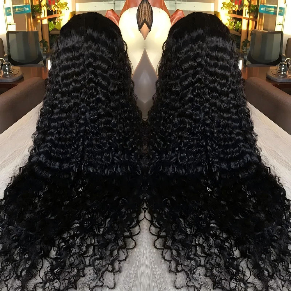 Vnrtkkn Deep wave wig suits weddings and party outfits.