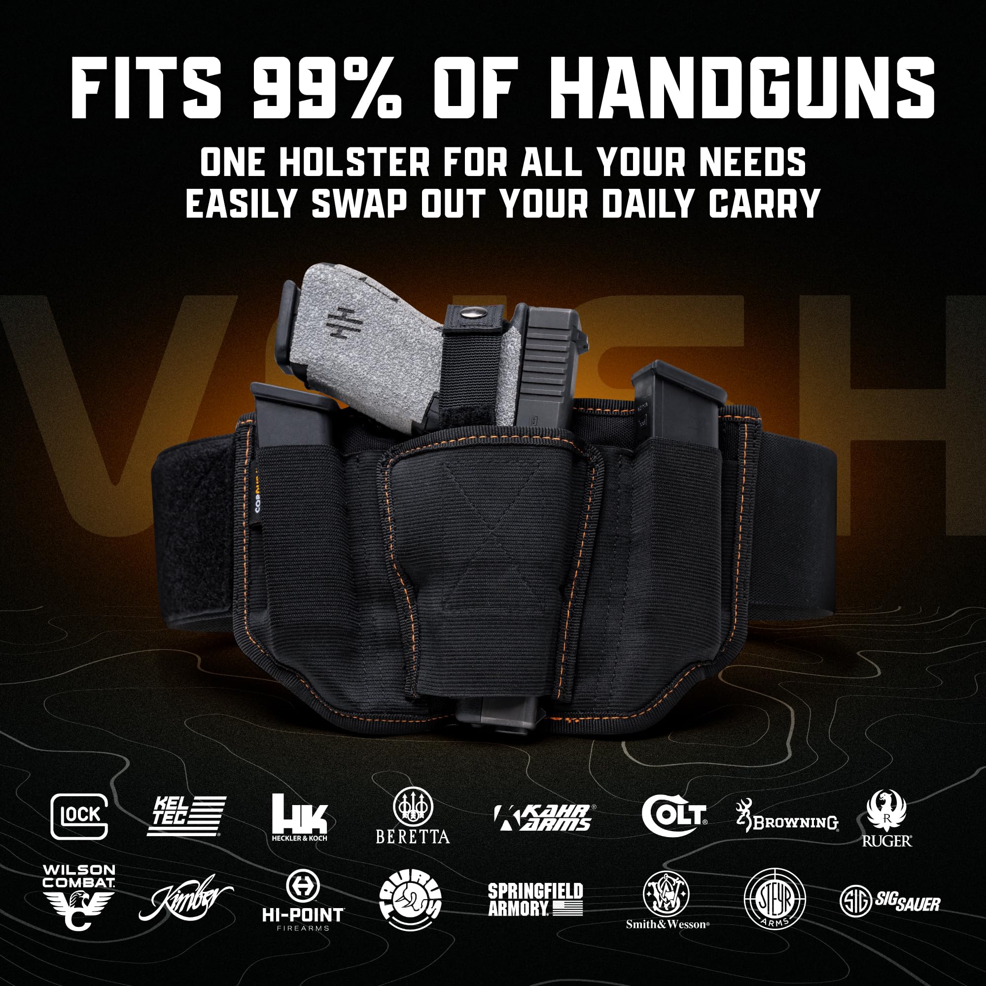 VN SH built-in mag pouches simplify reloads without extra accessories.