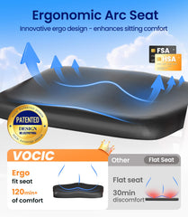 VOCIC Walkers 8 inch wheels handle uneven terrain with grip