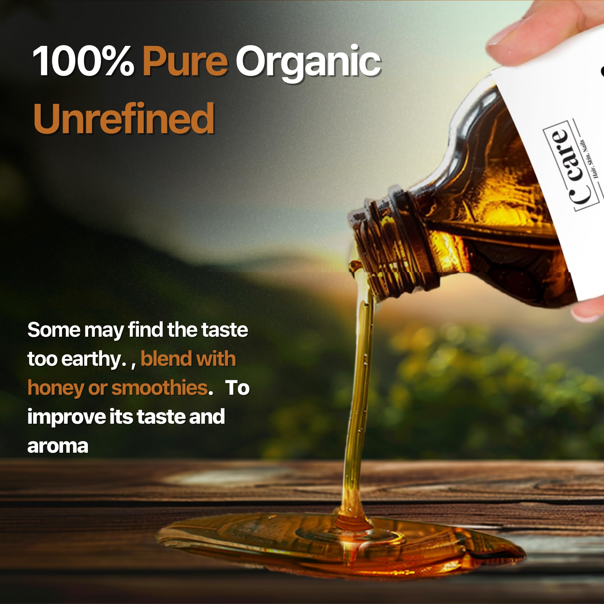 Vocks black seed oil hair and skin usage emphasizes topical care potential.