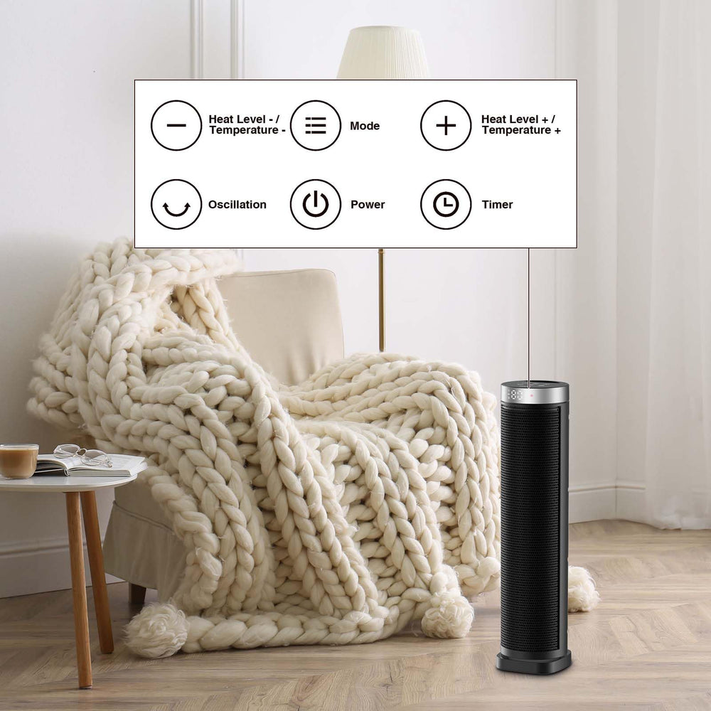 VOCRS compact 24-inch design fits neatly in bedrooms, offices, or desks.