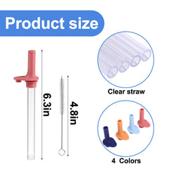 Vodolo Zak Kelso green silicone straw, BPA-free material for safe sipping