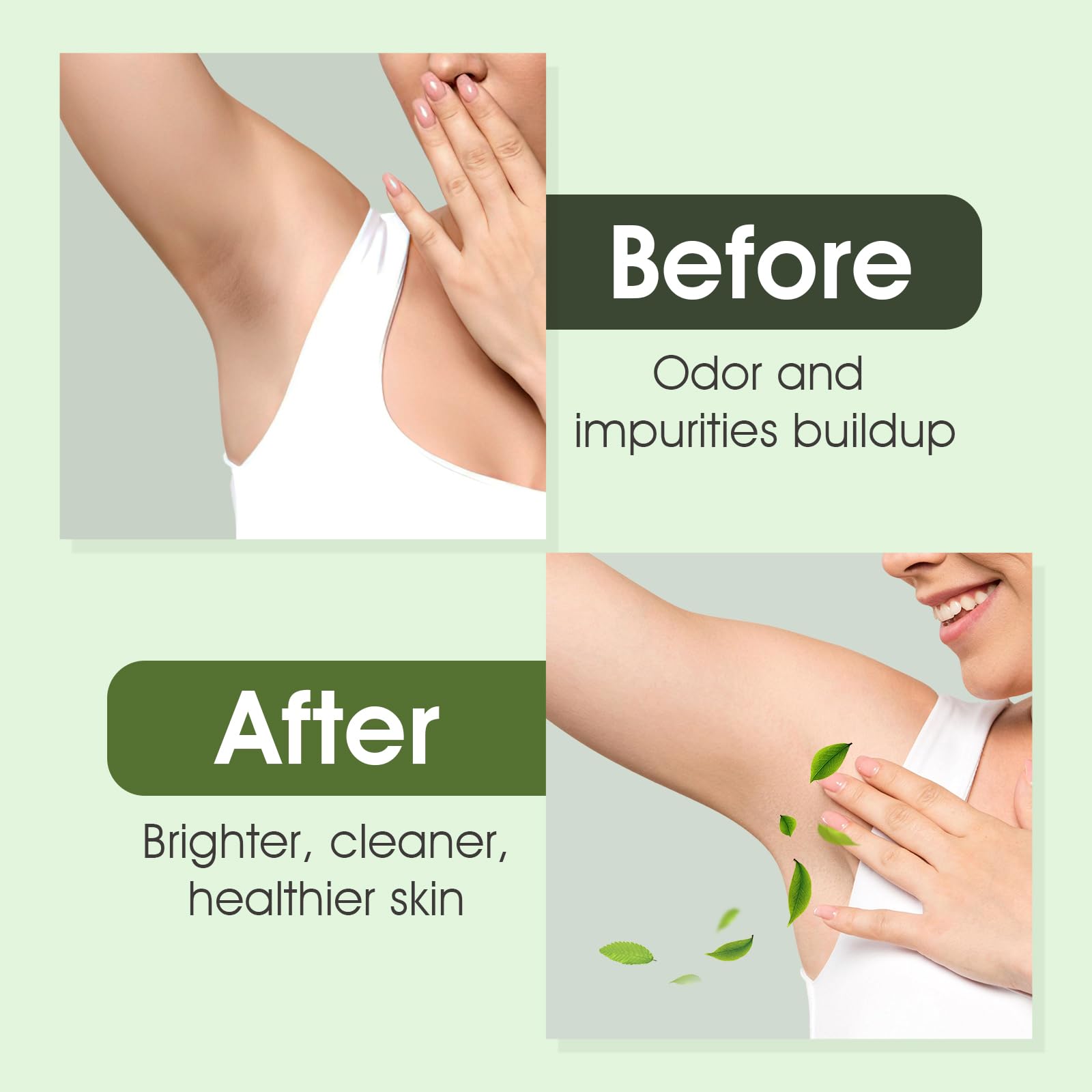 VOERUY walnut shell exfoliation detail gently removes dead skin