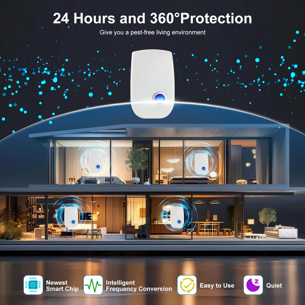 Vogholic 6-pack pest control in use across living spaces for coverage