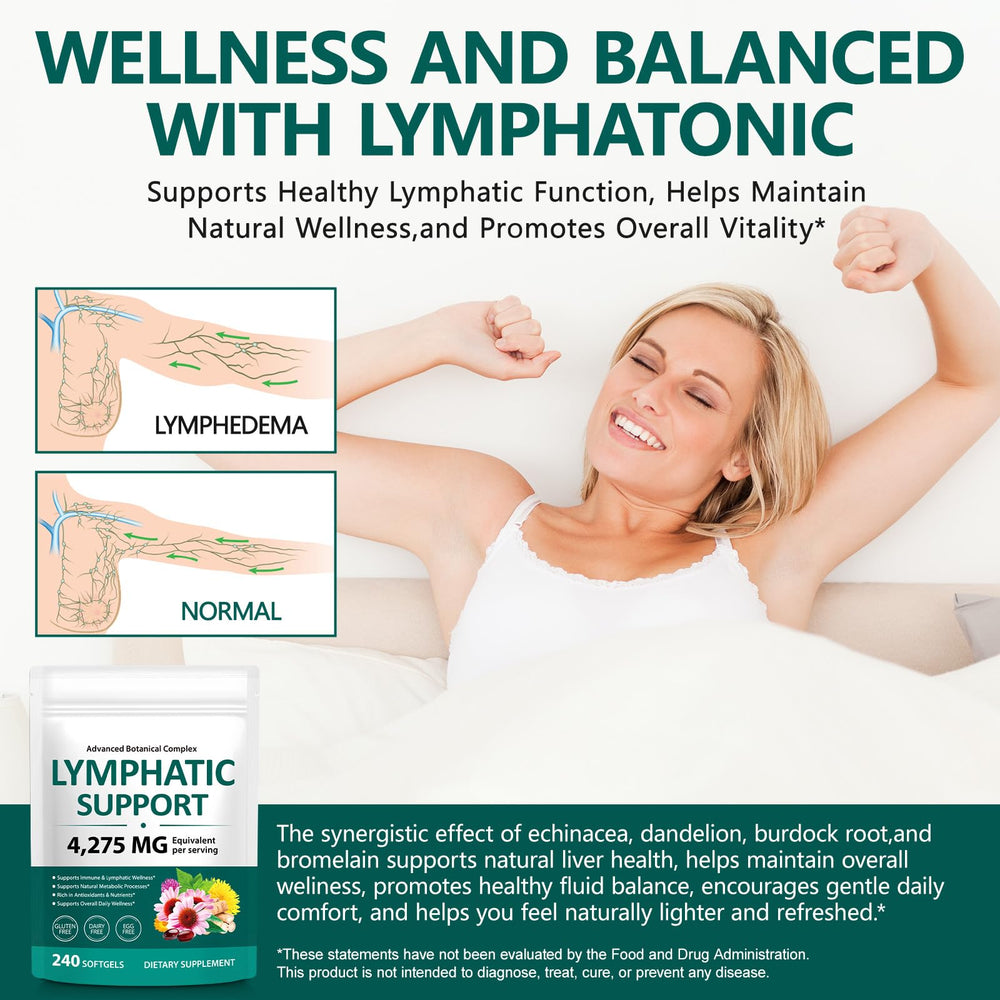 VOGSIG Lymph Drainage morning routine with water supports daily wellness.