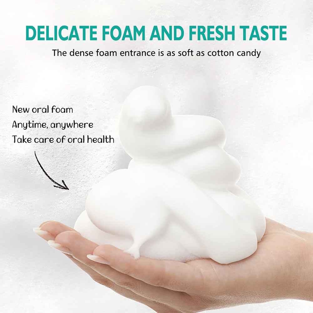 VOGSIG whitening baking soda action visible in creamy foam.