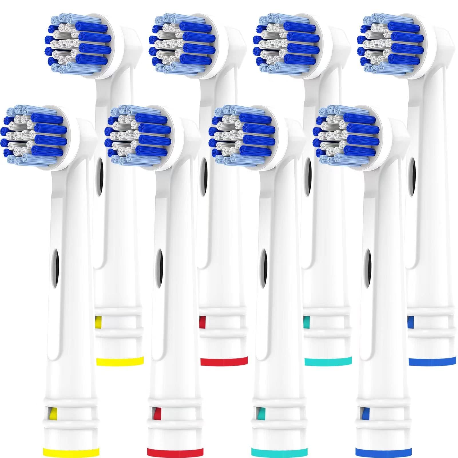 Voguish replacement heads – eight-pack for quick, consistent brushing