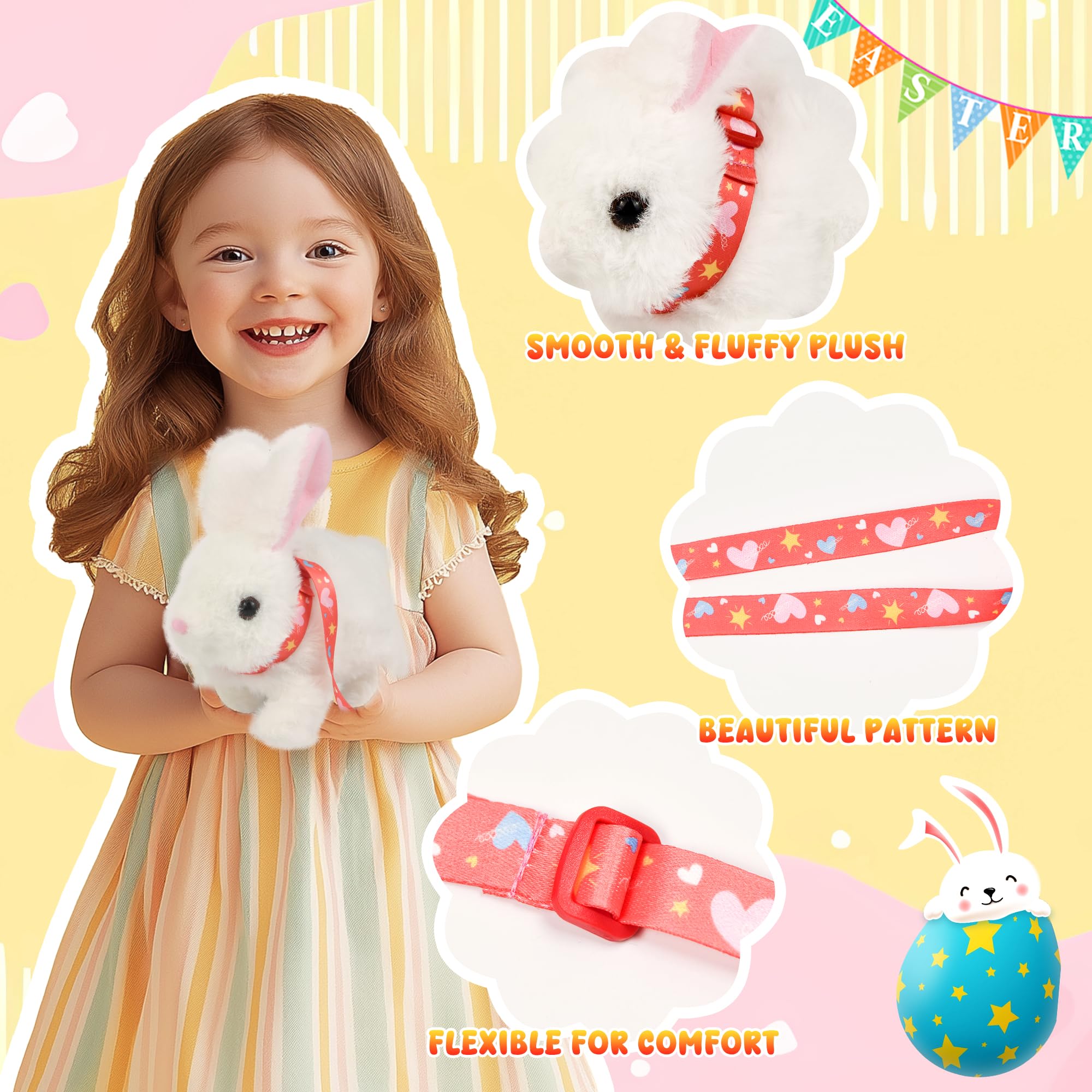 Voichic Bunby chewing movement simulation mimics natural bunny chewing cues.
