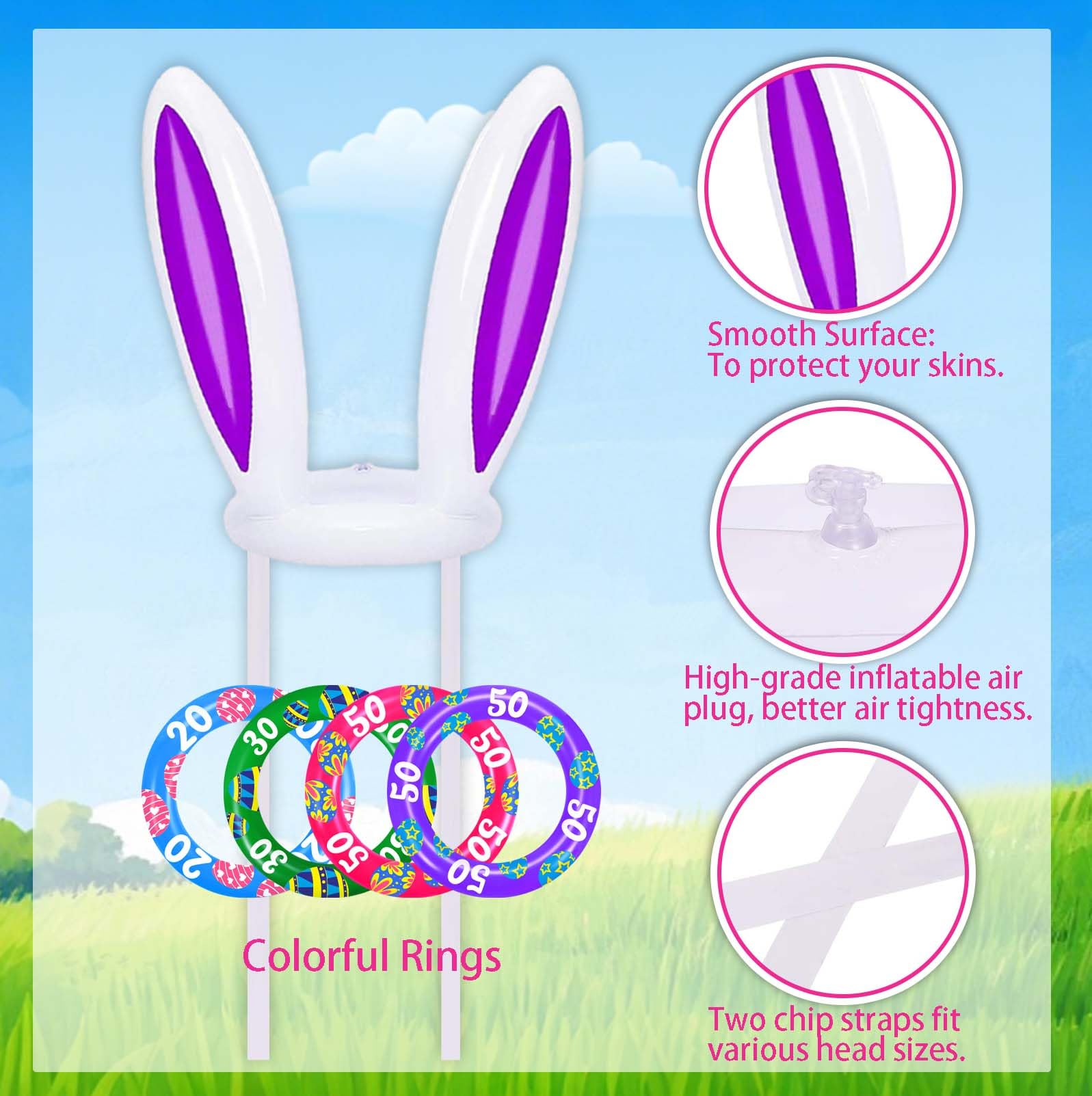 Voiiake backyard Easter setup transform outdoor space into festive fun.
